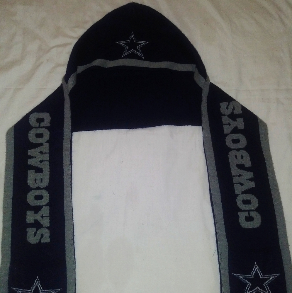 Cowboys hooded scarf